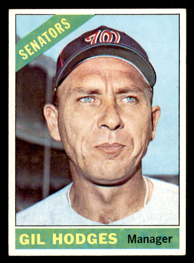 1966 Topps Baseball #386 Gil Hodges Senators EX-MT 548642