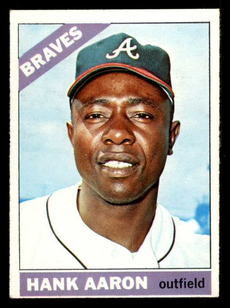 1966 Topps Baseball #500 Hank Aaron Braves EX 548696