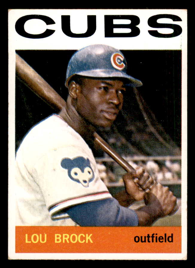 1964 Topps Baseball #029 Lou Brock Cubs EX 548718