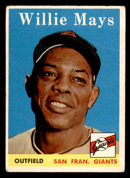 1958 Topps Baseball #005 Willie Mays Giants VG 548748