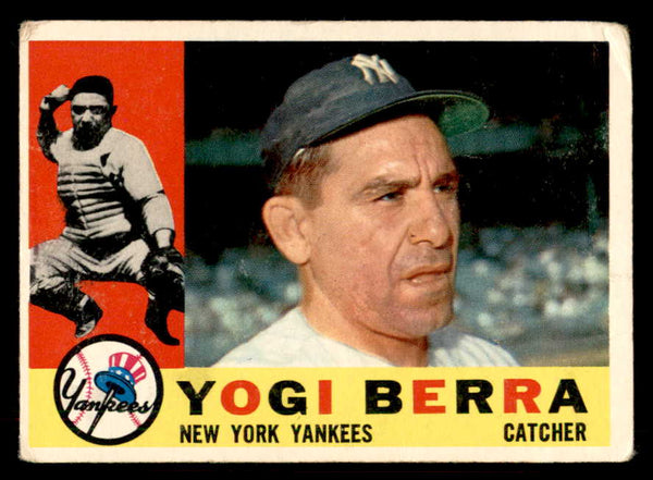 1960 Topps Baseball #480 Yogi Berra Yankees VG 548758