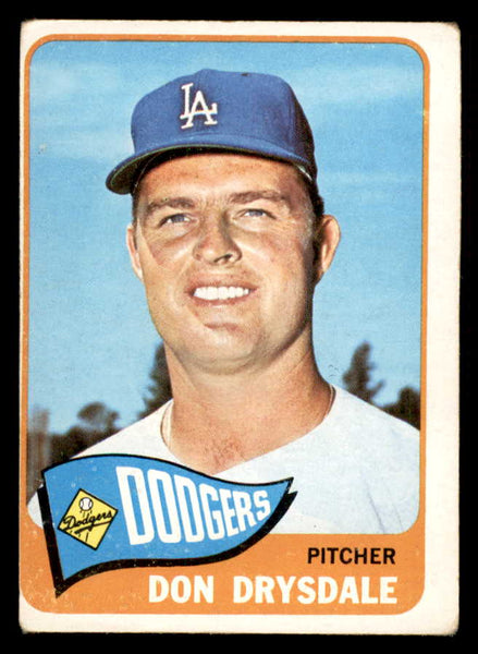 1965 Topps Baseball #260 Don Drysdale Dodgers VG 548788