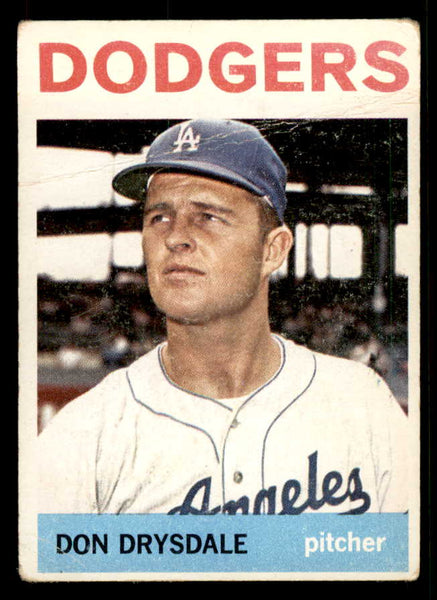 1964 Topps Baseball #120 Don Drysdale Dodgers GD-VG 548816