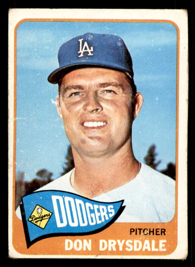 1965 Topps Baseball #260 Don Drysdale Dodgers GD-VG 548818