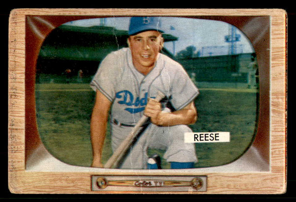 1955 Bowman Baseball #037 Pee Wee Reese Dodgers GD-VG 548873
