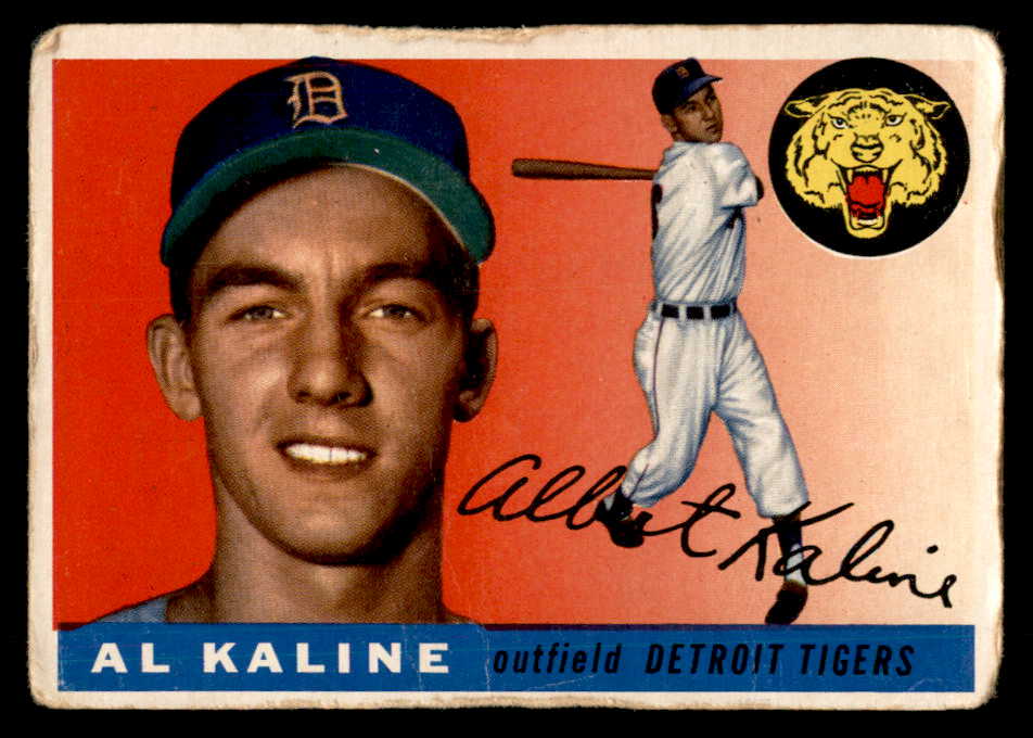 1955 Topps Baseball #004 Al Kaline Tigers Good 548882