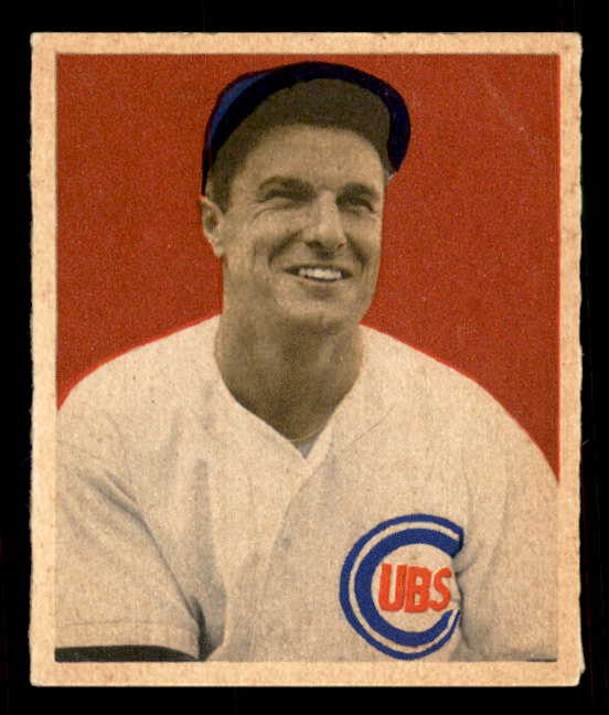1949 Bowman Baseball #083 Bob Scheffing Cubs VG-EX No Name Front 548965