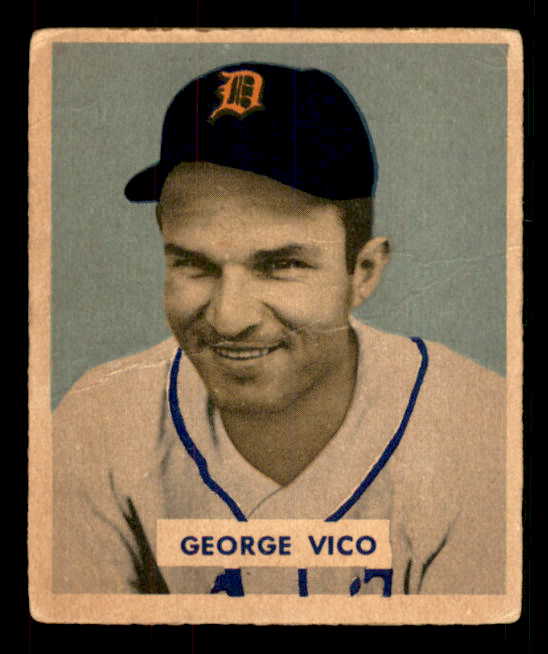 1949 Bowman Baseball #122 George Vico Tigers VG 549001