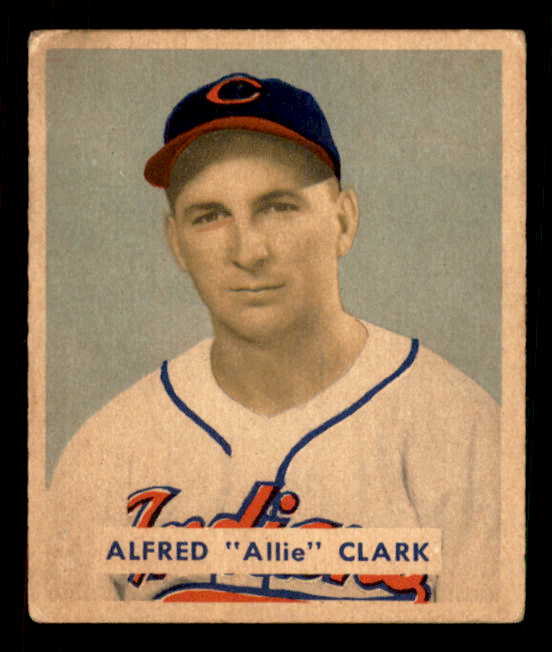 1949 Bowman Baseball #150 Allie Clark Indians VG-EX 549026