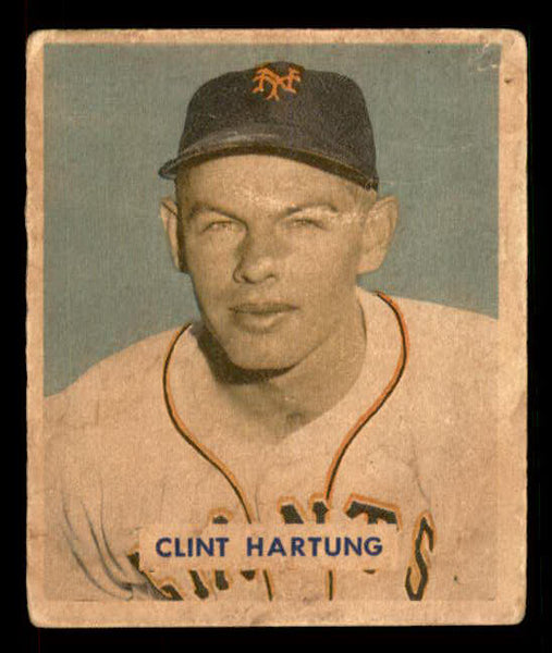 1949 Bowman Baseball #154 Clint Hartung Giants VG-EX 549030