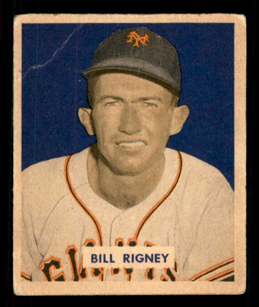 1949 Bowman Baseball #170 Bill Rigney Giants VG 549045