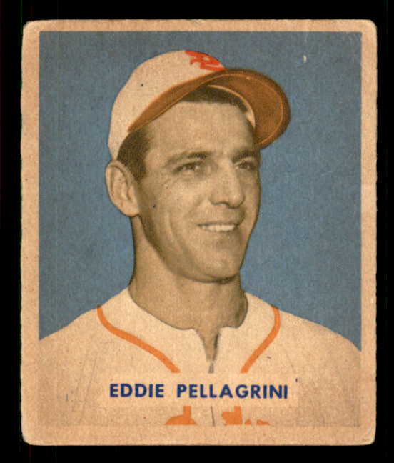 1949 Bowman Baseball #172 Eddie Pellagrini Browns VG-EX 549047