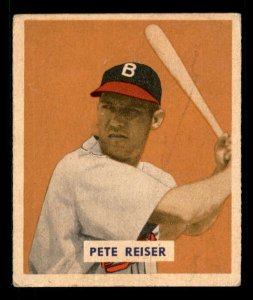 1949 Bowman Baseball #185 Pete Reiser Braves EX 549059