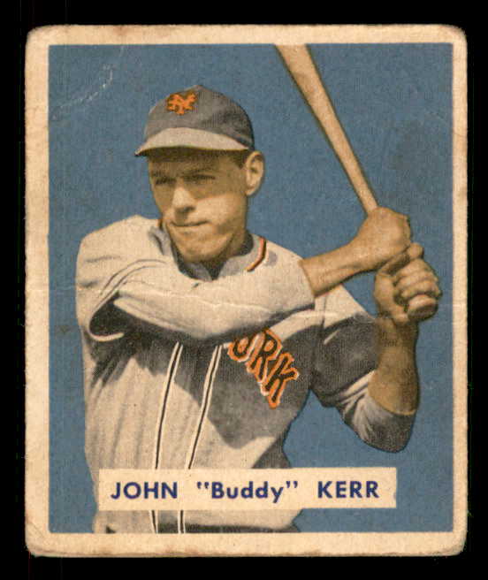 1949 Bowman Baseball #186 Buddy Kerr Giants VG 549060