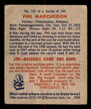 1949 Bowman Baseball #187 Phil Marchildon A's Good 549061