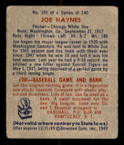 1949 Bowman Baseball #191 Joe Haynes White Sox VG 549065
