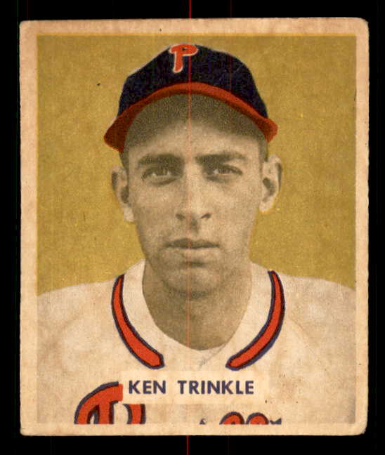 1949 Bowman Baseball #193 Ken Trinkle Phillies VG-EX 549067