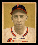 1949 Bowman Baseball #193 Ken Trinkle Phillies VG-EX 549067