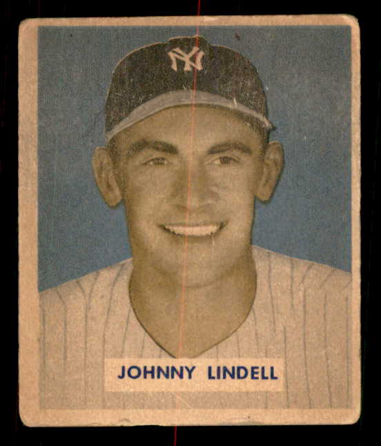 1949 Bowman Baseball #197 Johnny Lindell Yankees VG-EX 549071