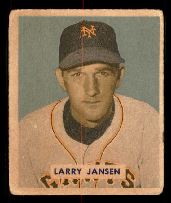 1949 Bowman Baseball #202 Larry Jansen Giants VG 549076
