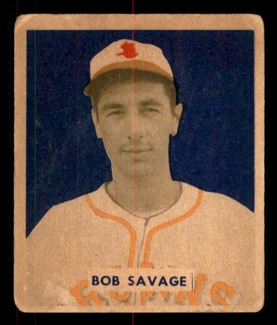 1949 Bowman Baseball #204 Bob Savage Browns VG 549078