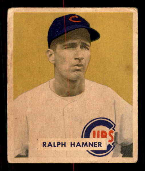 1949 Bowman Baseball #212 Ralph Hamner Cubs VG-EX 549085