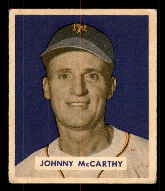 1949 Bowman Baseball #220 Johnny McCarthy Giants VG-EX 549092