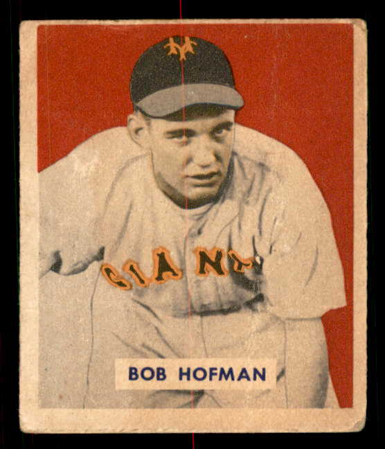 1949 Bowman Baseball #223 Bob Hofman Giants VG-EX 549095