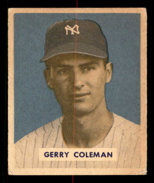 1949 Bowman Baseball #225 Jerry Coleman Yankees EX 549096