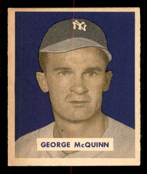 1949 Bowman Baseball #232 George McQuinn Yankees NR-MT 549101