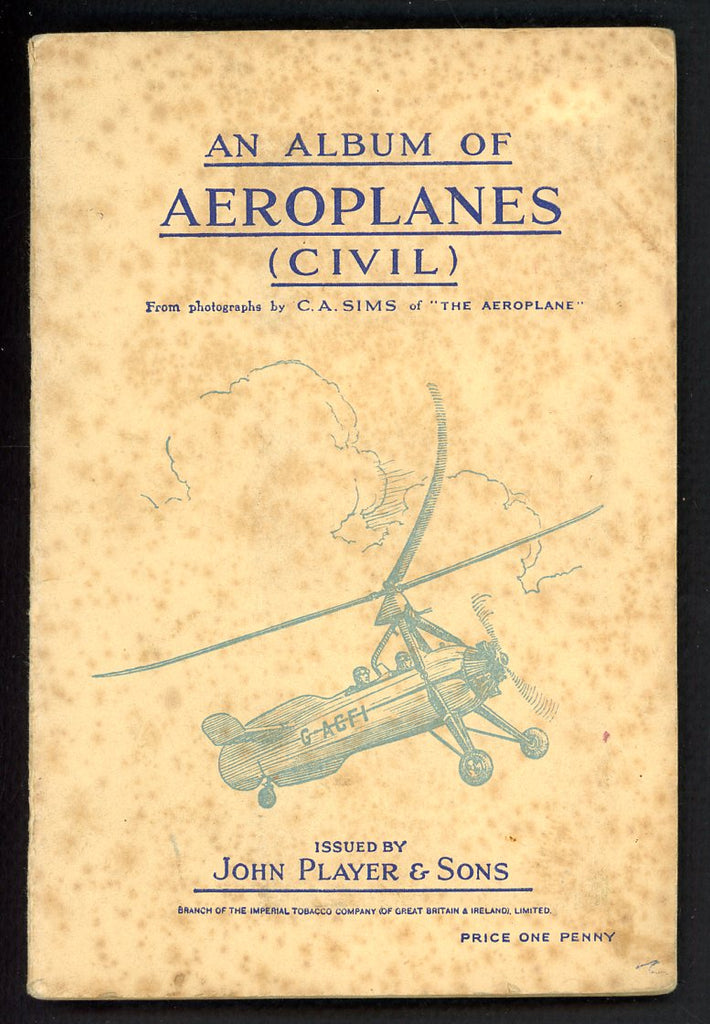 1935 Player Airplanes Complete Set In Album 549110