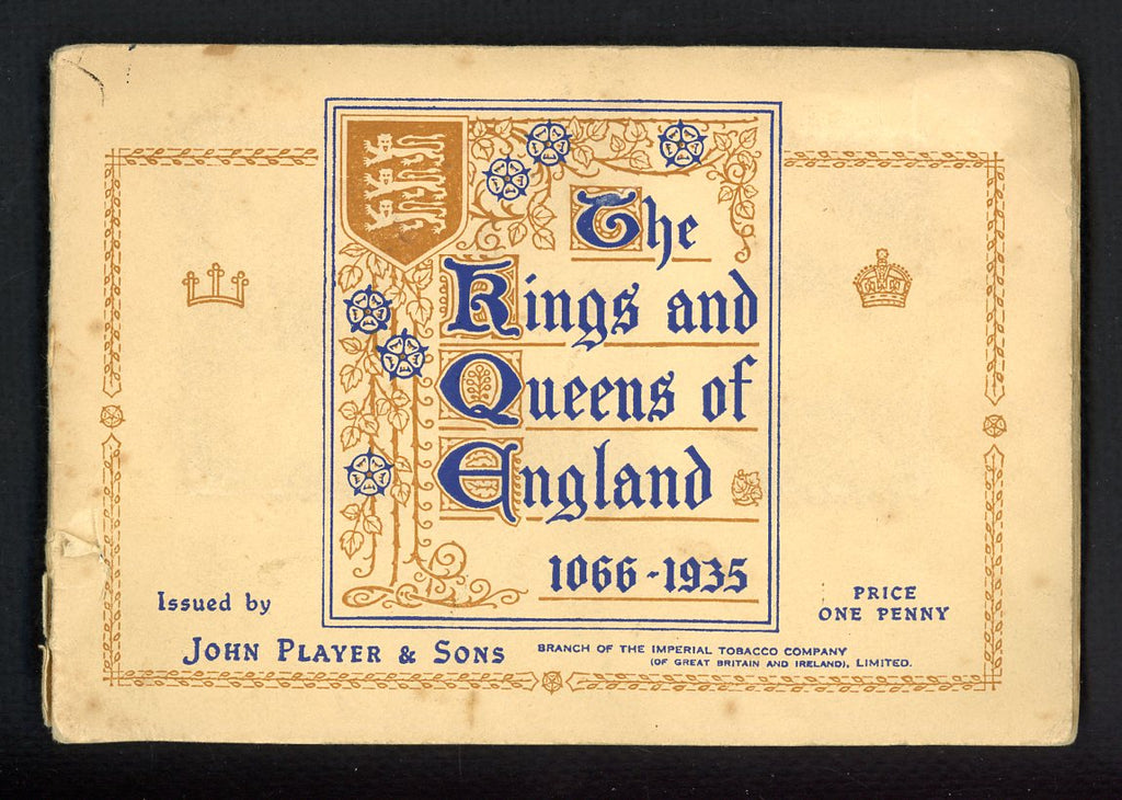 1935 Player Kings and Queens of England Complete Set In Album 549111