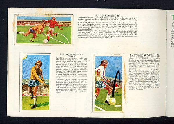 1976 Brooke Bond Play Better Soccer Complete Set In Album 549112