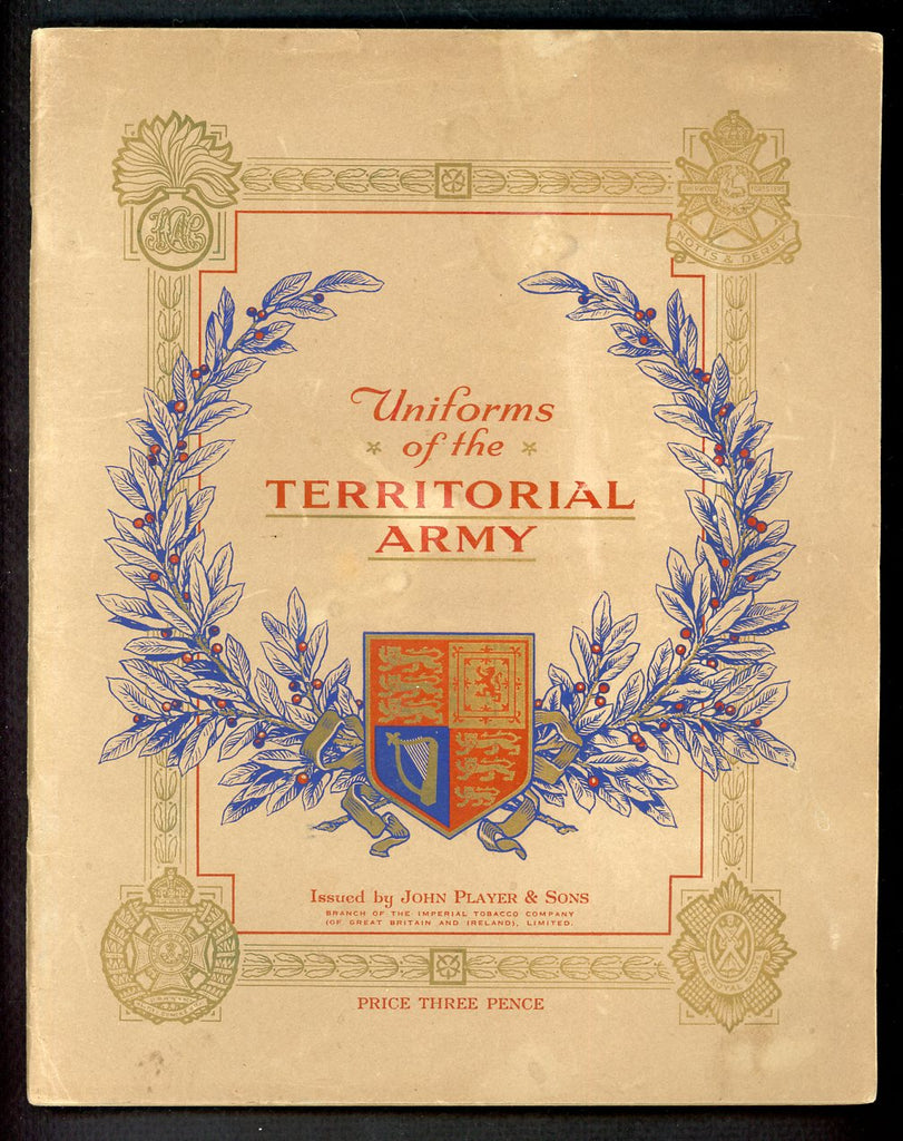 1939 Player Uniforms of the Territorial Army Complete Set In Album 549113