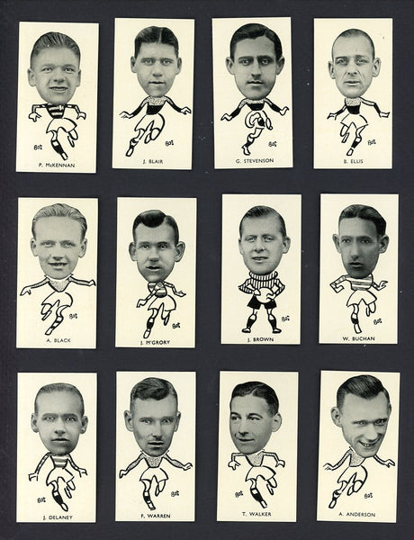 1938 Sinclair Well Known Footballers Complete Set 549115