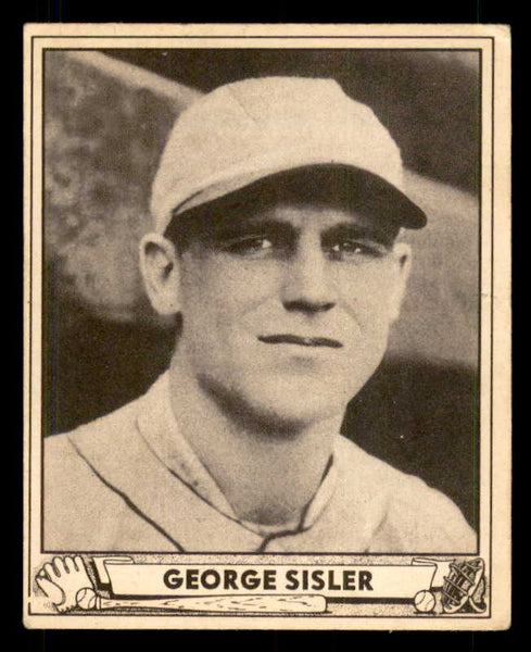 1940 Play Ball #179 George Sisler Browns EX 549192