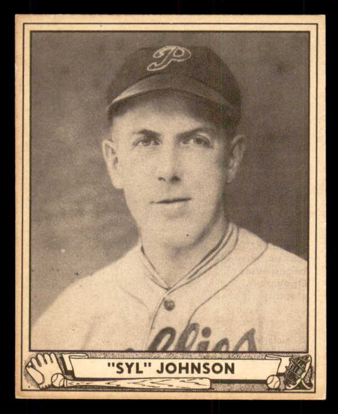 1940 Play Ball #099 Syl Johnson Phillies EX-MT 549194