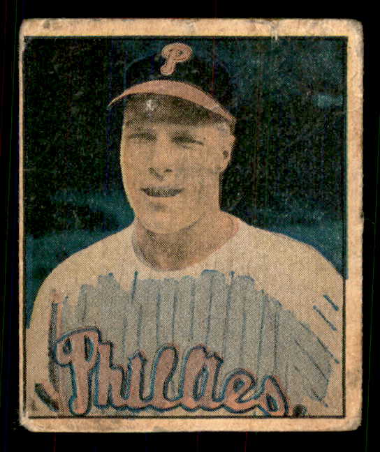 1951 Berk Ross #001-9 Richie Ashburn Phillies Good 549311