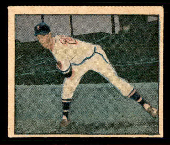 1951 Berk Ross #002-2 Warren Spahn Braves EX 549324