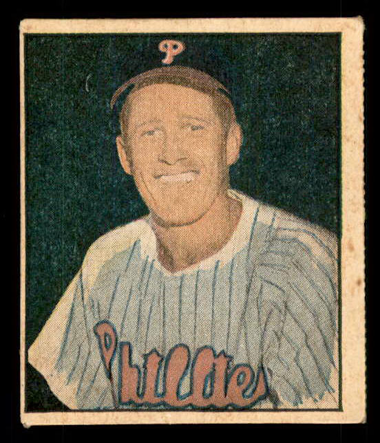 1951 Berk Ross #002-10 Mike Goliat Phillies EX 549328