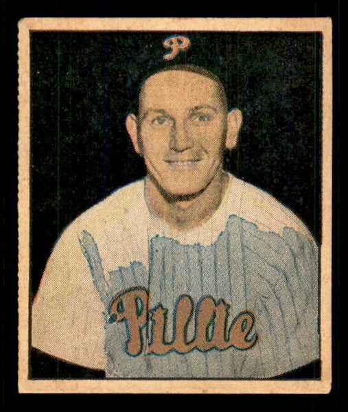 1951 Berk Ross #004-7 Russ Meyer Phillies EX 549335