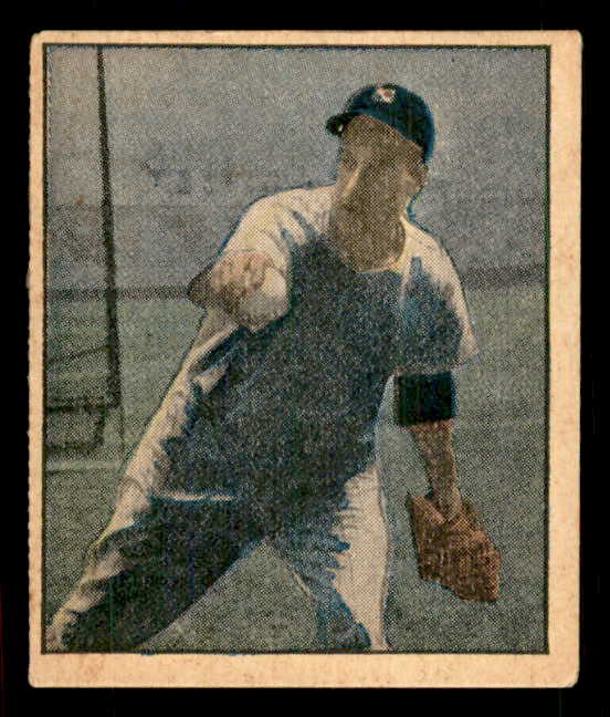 1951 Berk Ross #003-4 Vic Raschi Yankees EX 549337