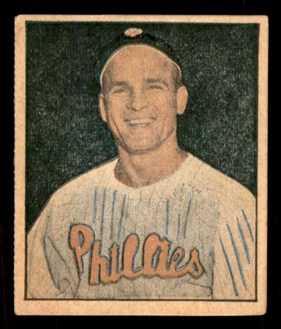 1951 Berk Ross #003-7 Andy Seminick Phillies EX 549338