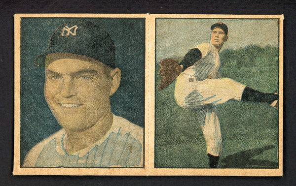 1951 Berk Ross Panel Cliff Mapes Tommy Byrne NR-MT 549404