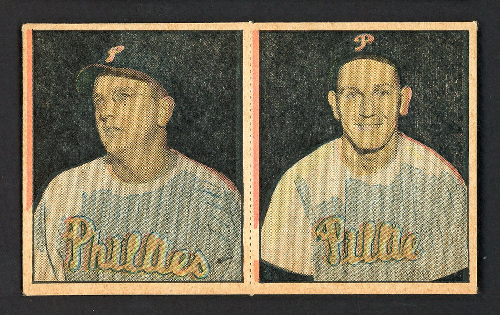 1951 Berk Ross Panel Jim Konstanty Russ Meyer EX-MT 549405