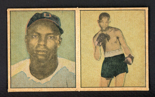 1951 Berk Ross Panel Sam Jethroe Sandy Saddler EX-MT 549406