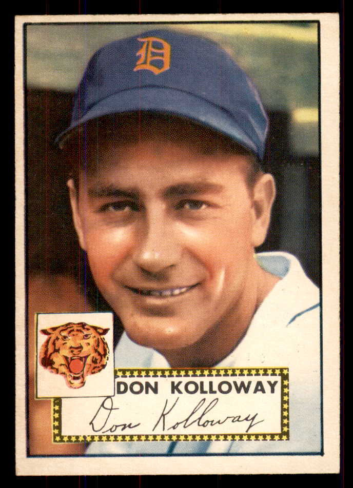 1952 Topps Baseball #104 Don Kolloway Tigers NR-MT 549740
