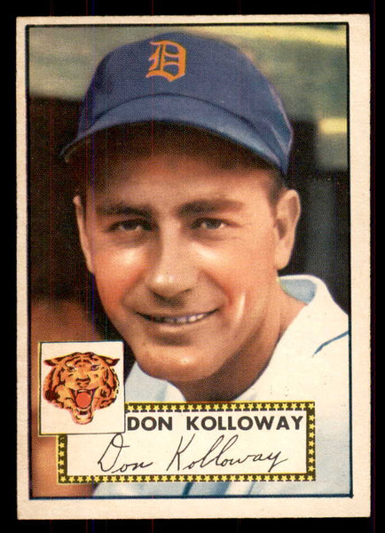 1952 Topps Baseball #104 Don Kolloway Tigers NR-MT 549740