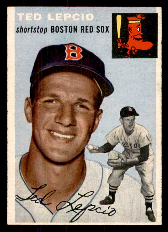 1954 Topps Baseball #066 Ted Lepcio Red Sox NR-MT 549800