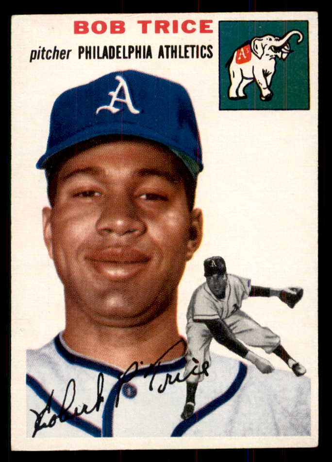 1954 Topps Baseball #148 Bob Trice A's NR-MT 549819